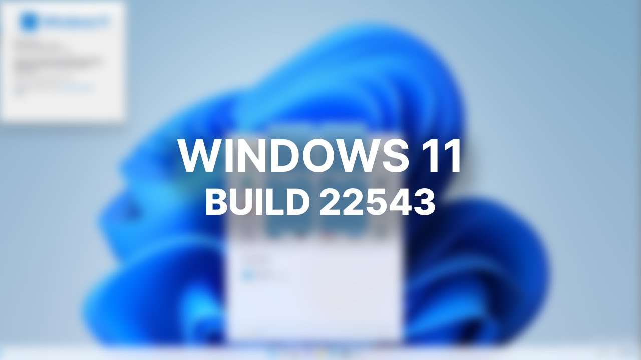 The Future of Windows? - Windows 11 Build 22543