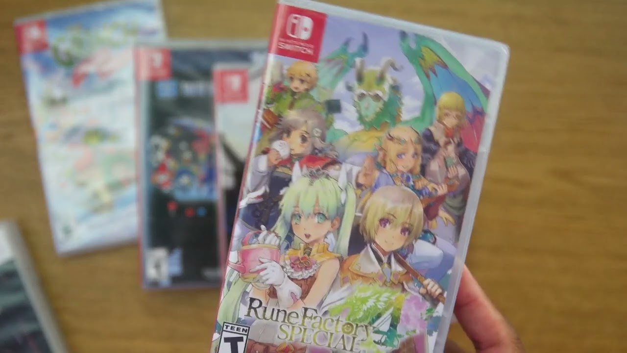 ASMR NINTENDO SWITCH PICKUPS