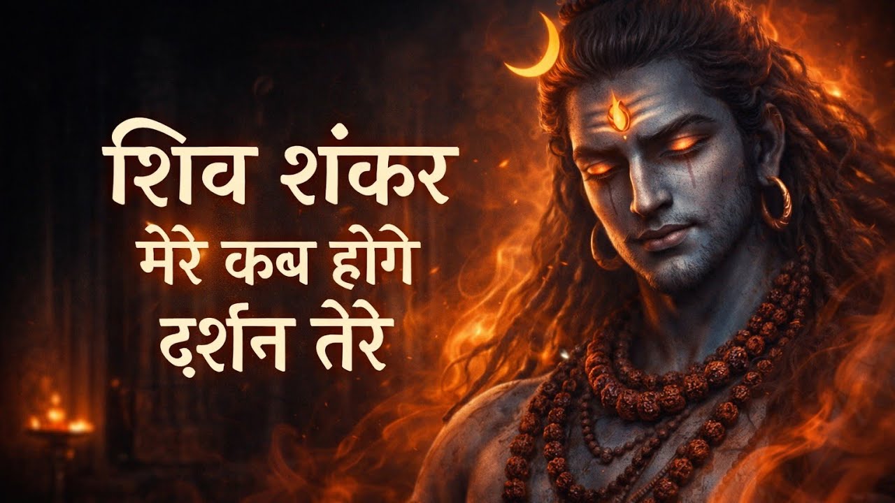 शिव शंकर मेरे कब होंगे दर्शन तेरे 🙏 | Heart Touching Shiv Bhajan | Har Har Mahadev