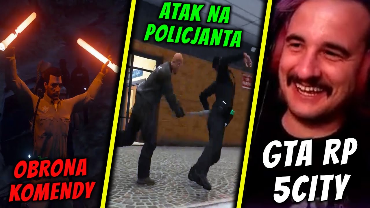 PAROUVA ODPALONY BRONI KOMENDY! (GTA RP, 5CITY)