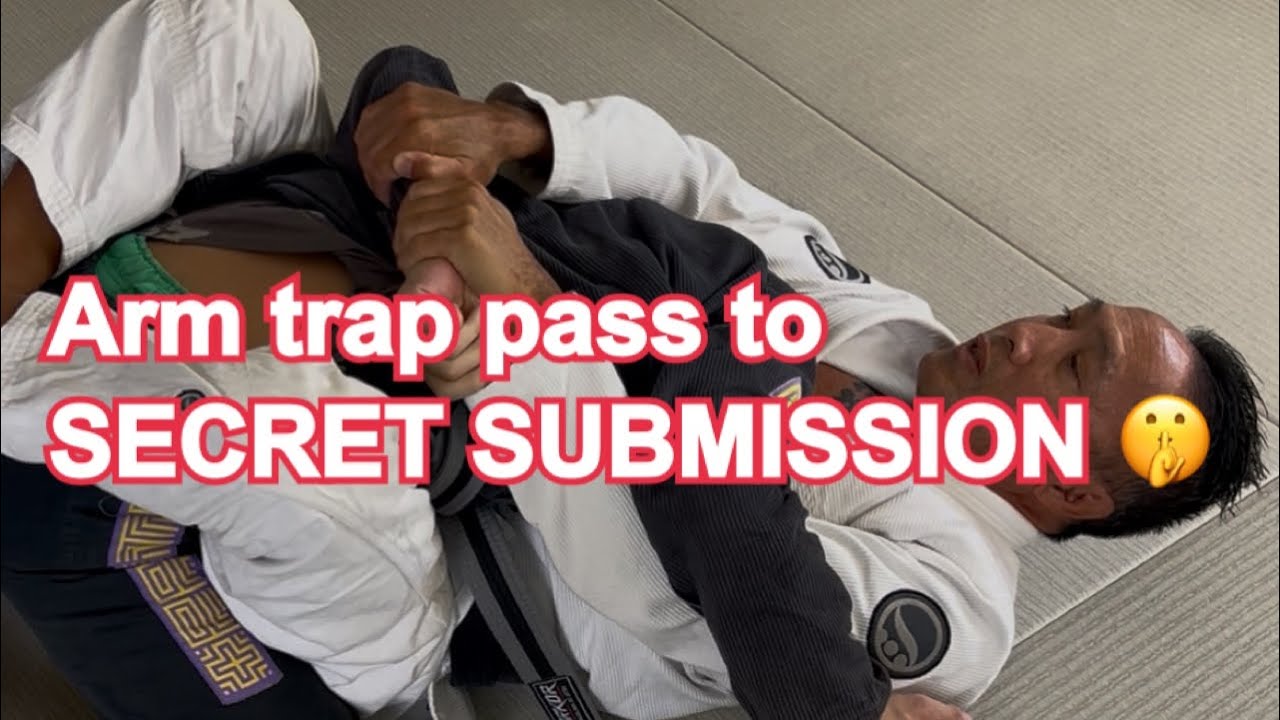 BJJ arm trap pass with a 🤫#bjj secret submission 🥋MINT FLOW JIU JITSU 🤙🏻