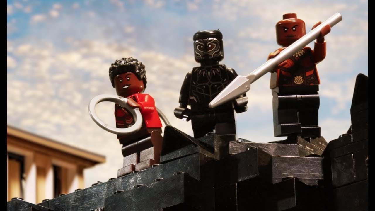 Black Panther vs Killmonger - LEGO Marvel Super Heroes - Stop Motion