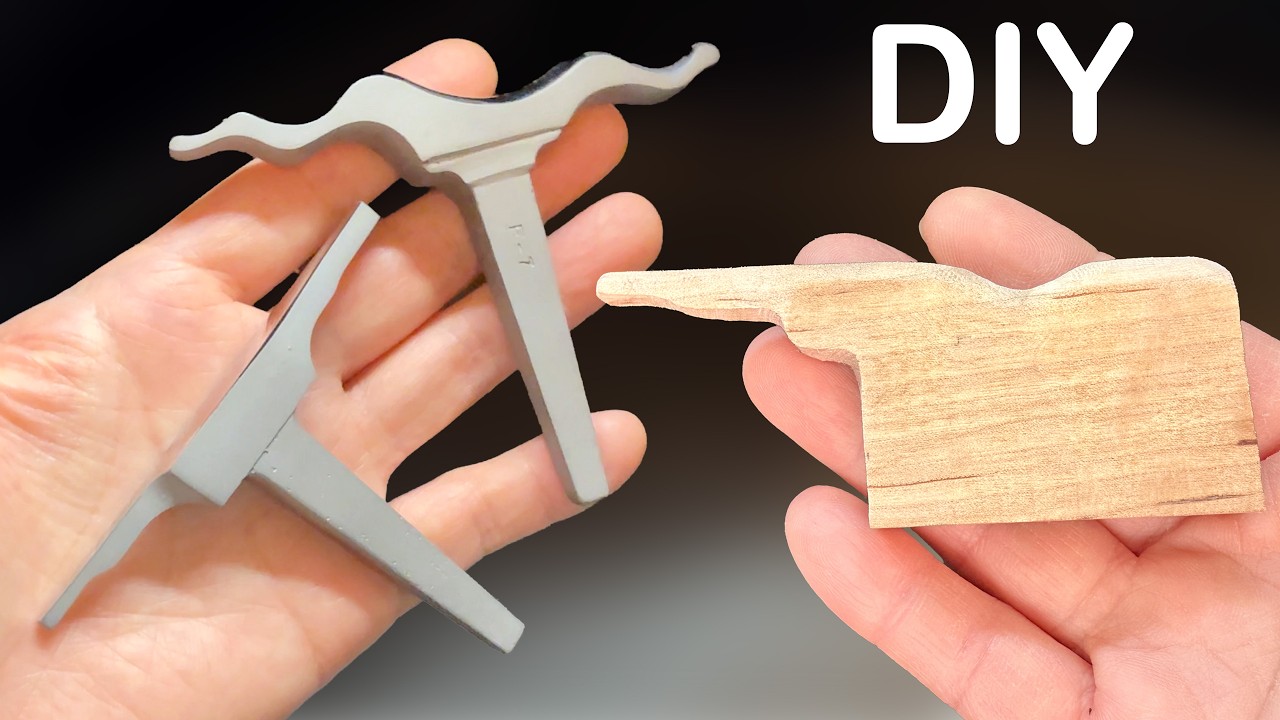 Самодельный деревянный колышек для формовки металла.