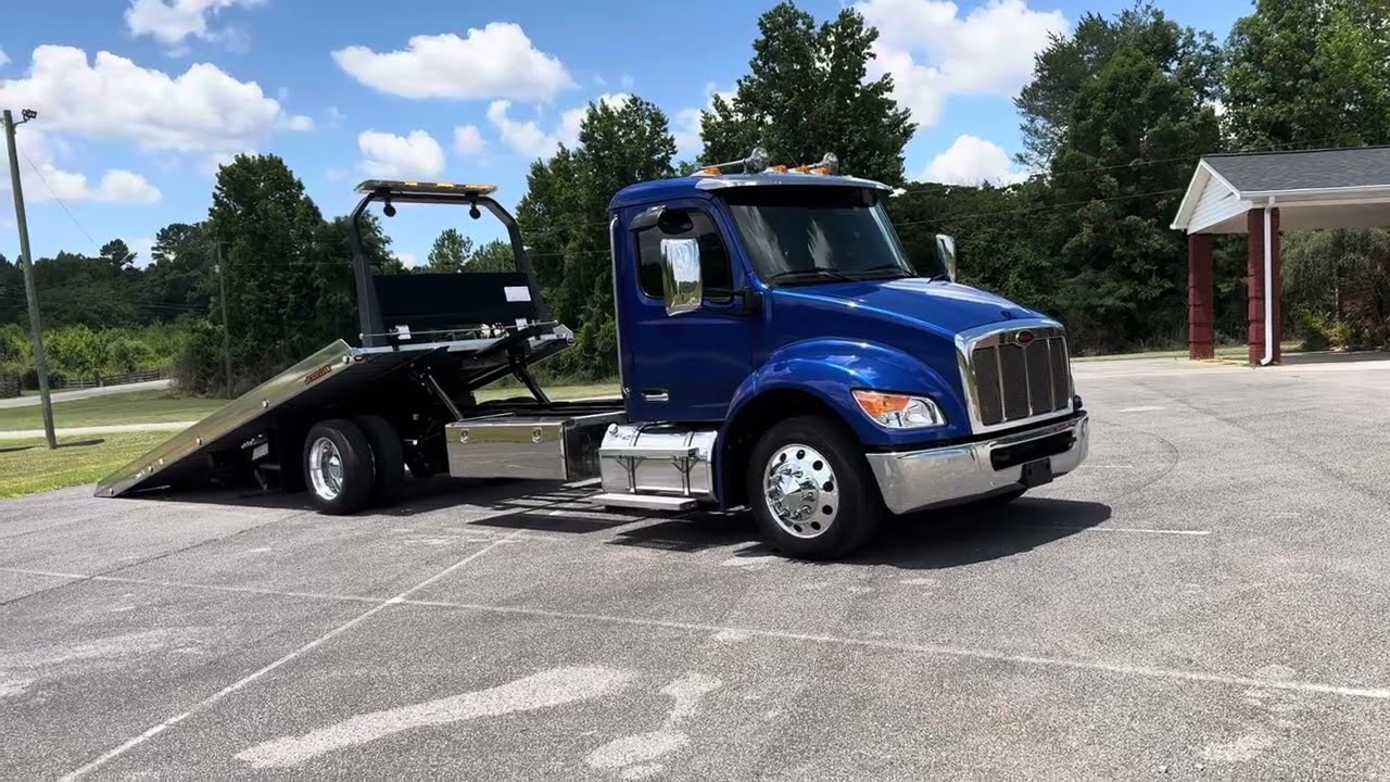 2023 PETERBILT 536 ROLLBACK TOW TRUCK CAR HAULER FOR SALE