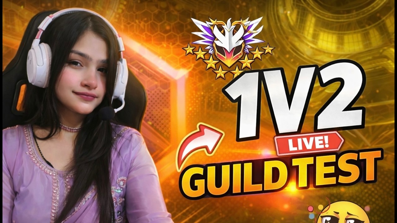 1 VS 2 🎯 LIVE GUILD TEST  AYESHU GAMING AND UID CHECK FF LIVE