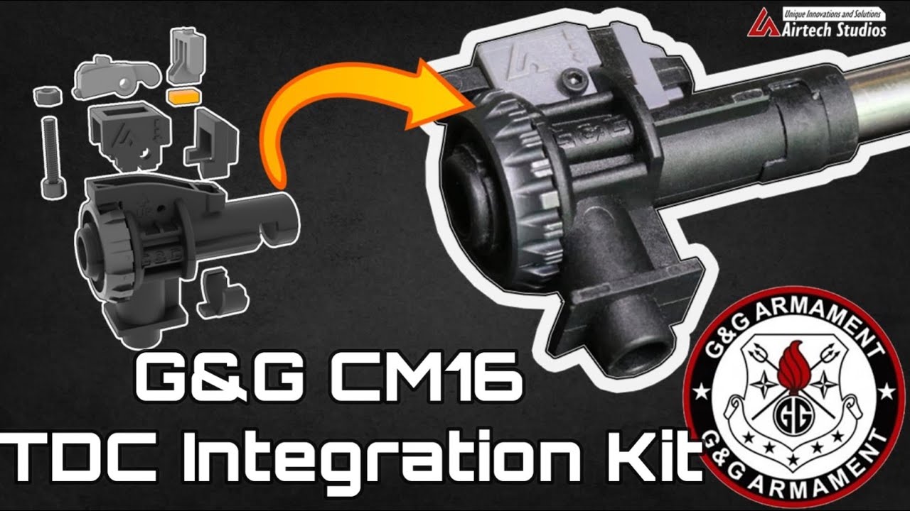 G&G CM16 Rotary - Top-Down-Center (TDC) Bracket Integration Kit (ARP9/ ARP556/ Predator) by Airtech