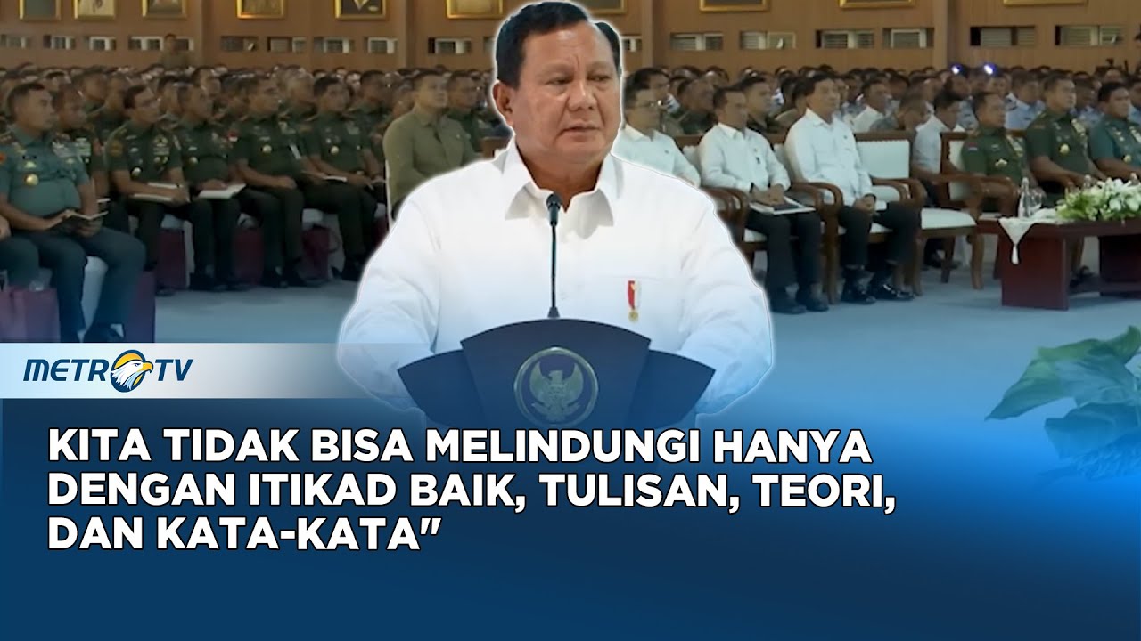 Pengarahan Presiden Prabowo Kepada Komandan Satuan TNI, Istana Bogor
