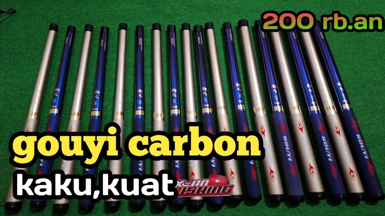 Tegek GOUYI terbaru ‼️ tegek carbon tegek kaku murah berkualitas ( IMPORT )