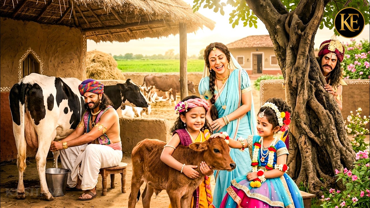 वृंदावन का सुंदर दृश्य || YMKN || Shree Krishan leela | यशोमती मईया के नंदलाला