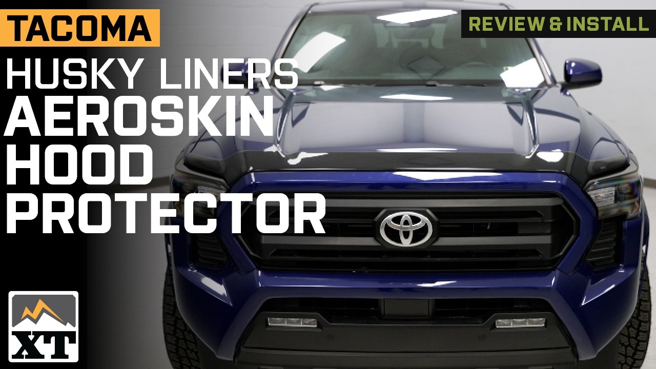 2024-2026 Tacoma Husky Liners Aeroskin Hood Protector Review & Install