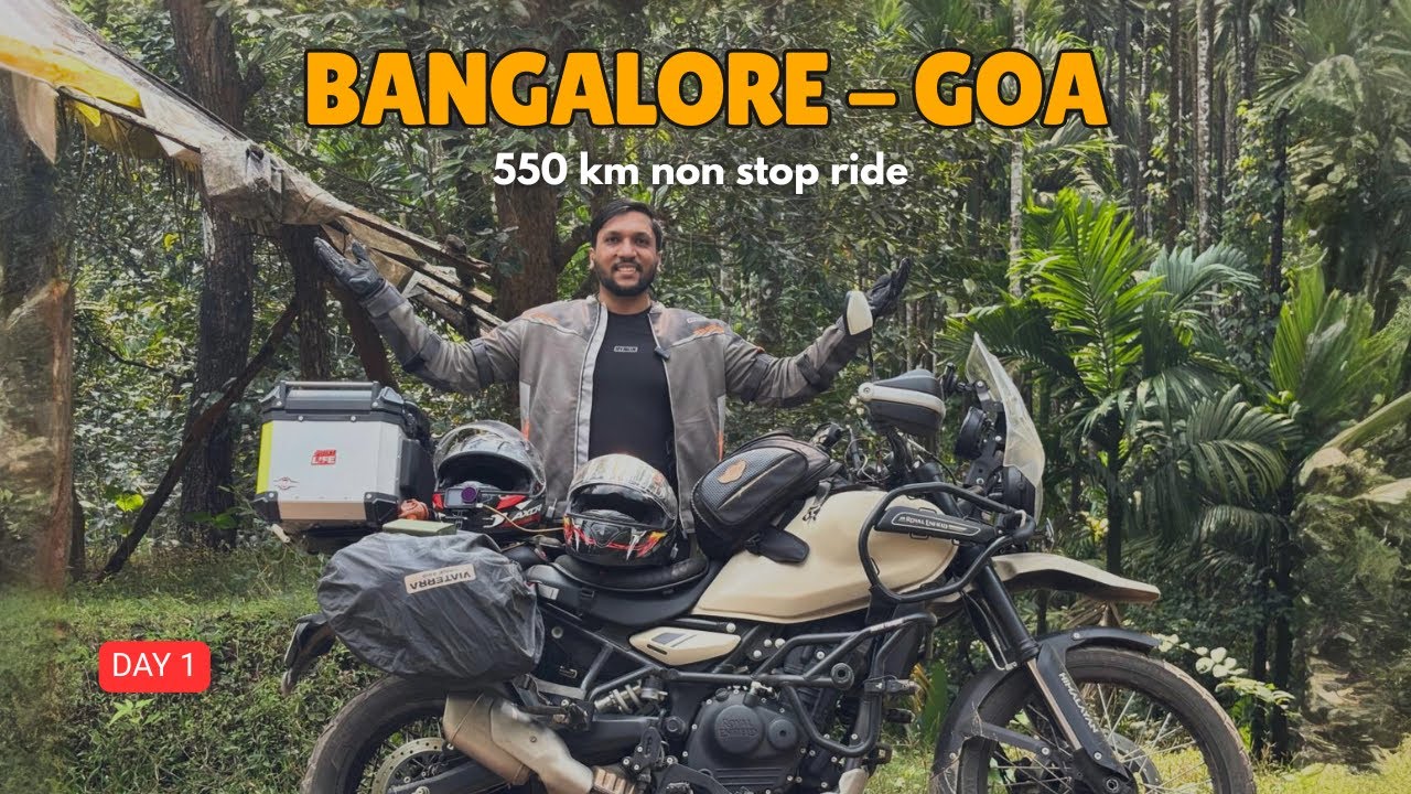 Bangalore to Goa in 1 Day on Himalayan 450 | 550 km Non-Stop Ride