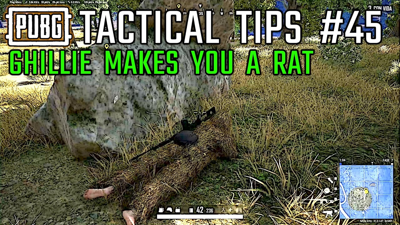ALWAYS USE THE GHILLIE SUIT | EP#45 PUBG TACTICAL GAMEPLAY TIPS