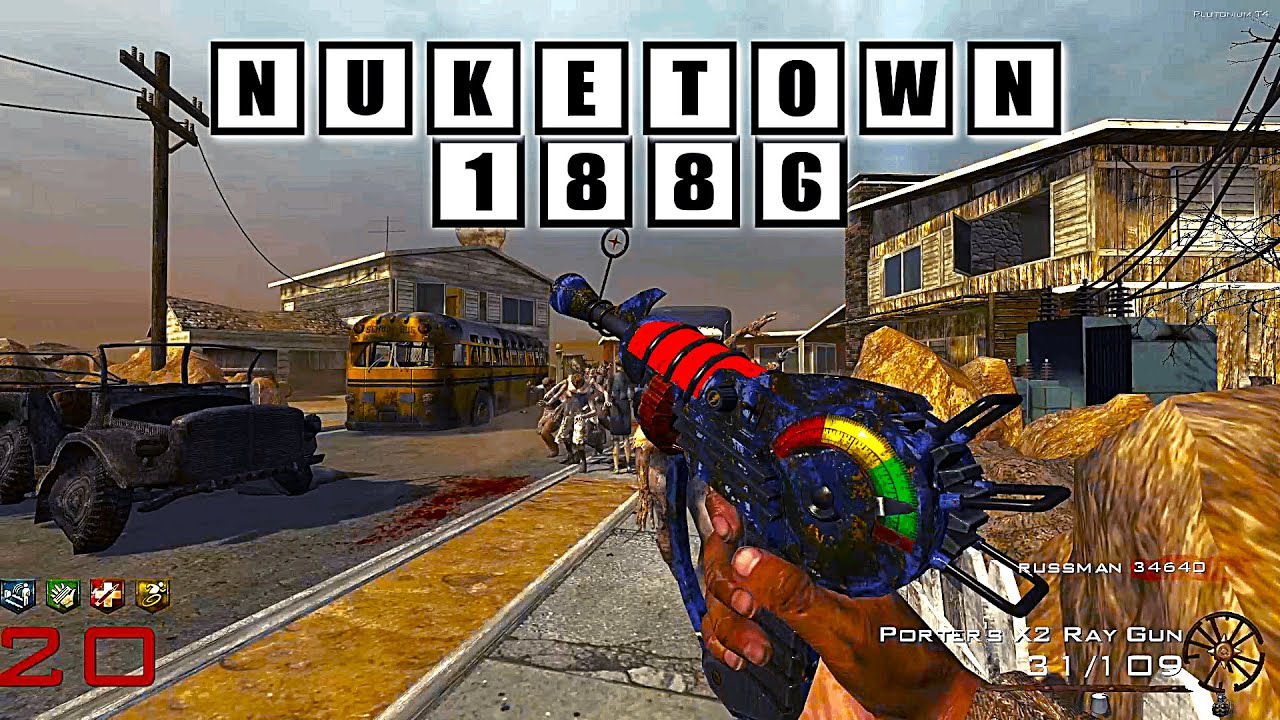 COD WORLD AT WAR - NUKETOWN 1886 | CUSTOM ZOMBIES [NO COMMENTARY]
