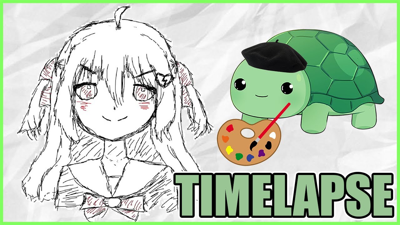 Vedal draws Evil Neuro (Timelapse)