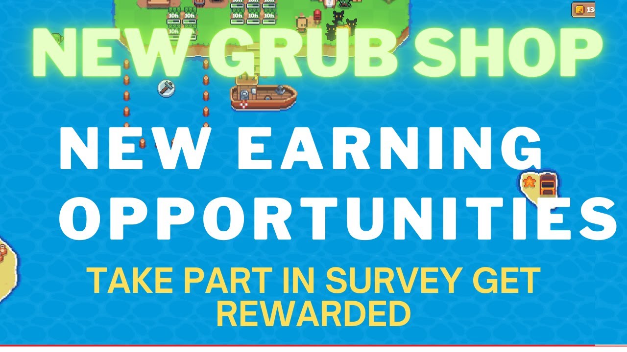 Sunflower Land Update: Grub Shop to earn More SFL || Take part in the survey for Reward