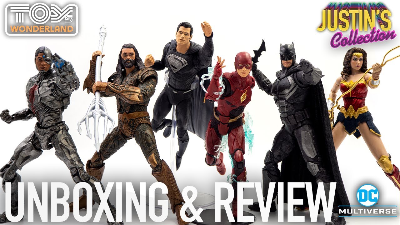 Zack Snyder's Justice League DC Multiverse McFarlane Toys Unboxing & Review