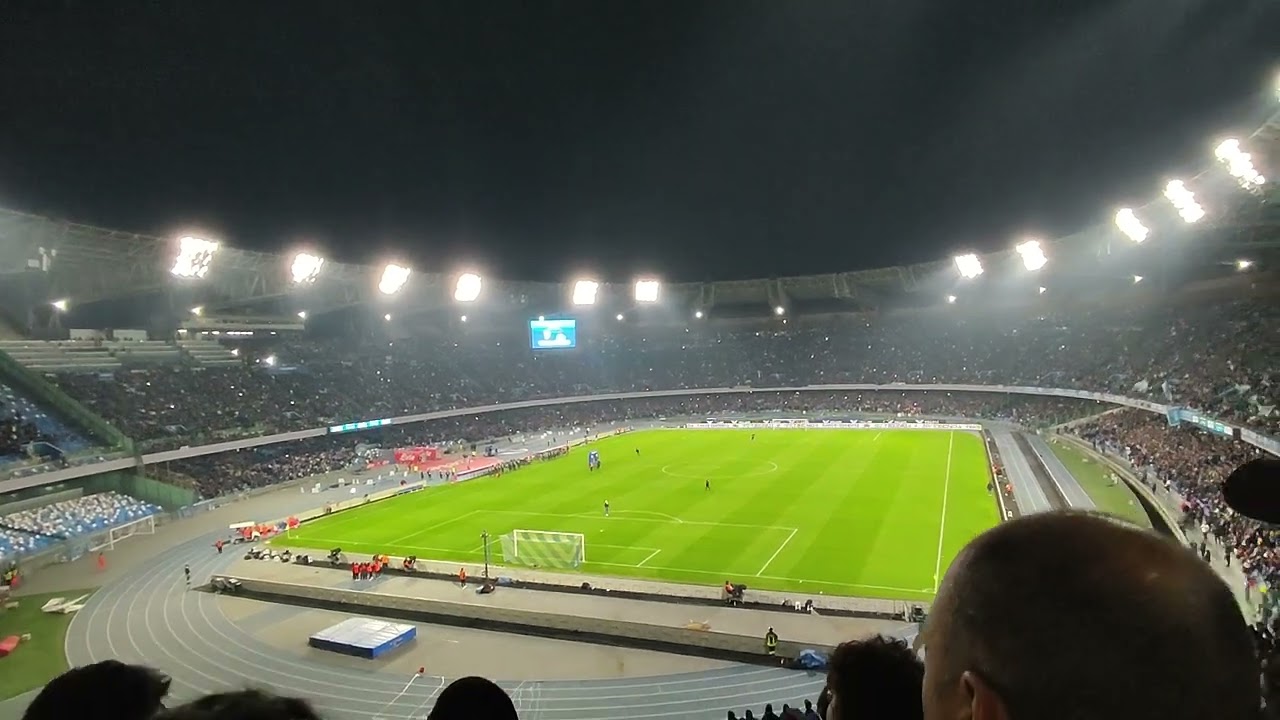 NAPOLI-JUVE 5-1 LETTURA DELLE FORMAZIONI DECIBEL BELLINI