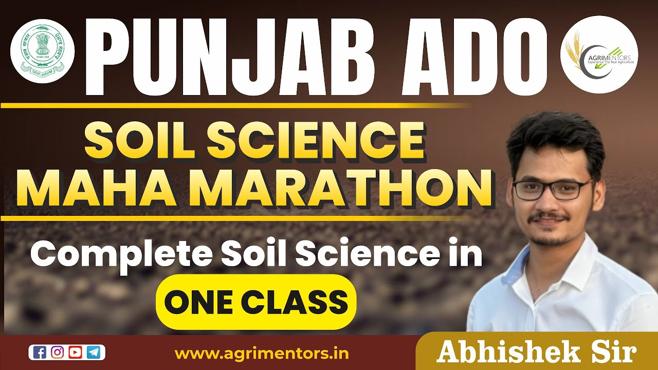 Soil Science Marathon Class | PPSC ADO 2024 | Pubjab ADO 2024 Exam | Day-13 | Abhishek Sir