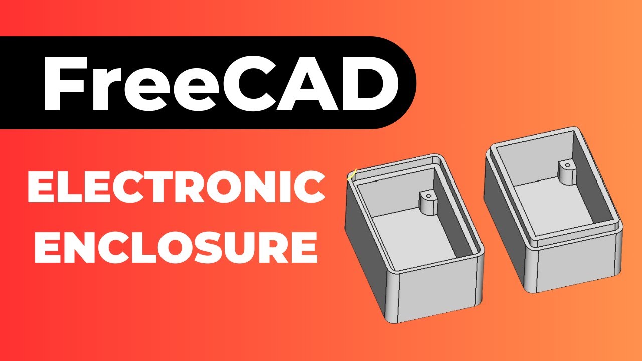 Простой электронный корпус в FreeCAD
