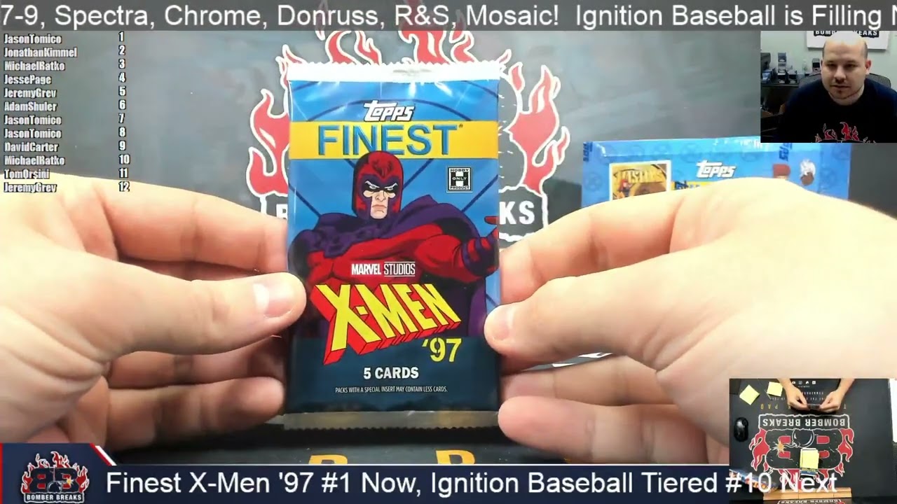 2025 Topps Finest X Men '97 Random Pack #1 1 Box Break 2 26 25