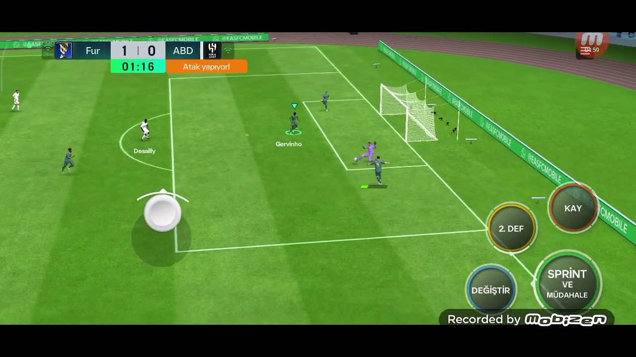 Eafcmobil de karşı atak maçı ( İLK VİDEOM ) @EASFCMOBILE 