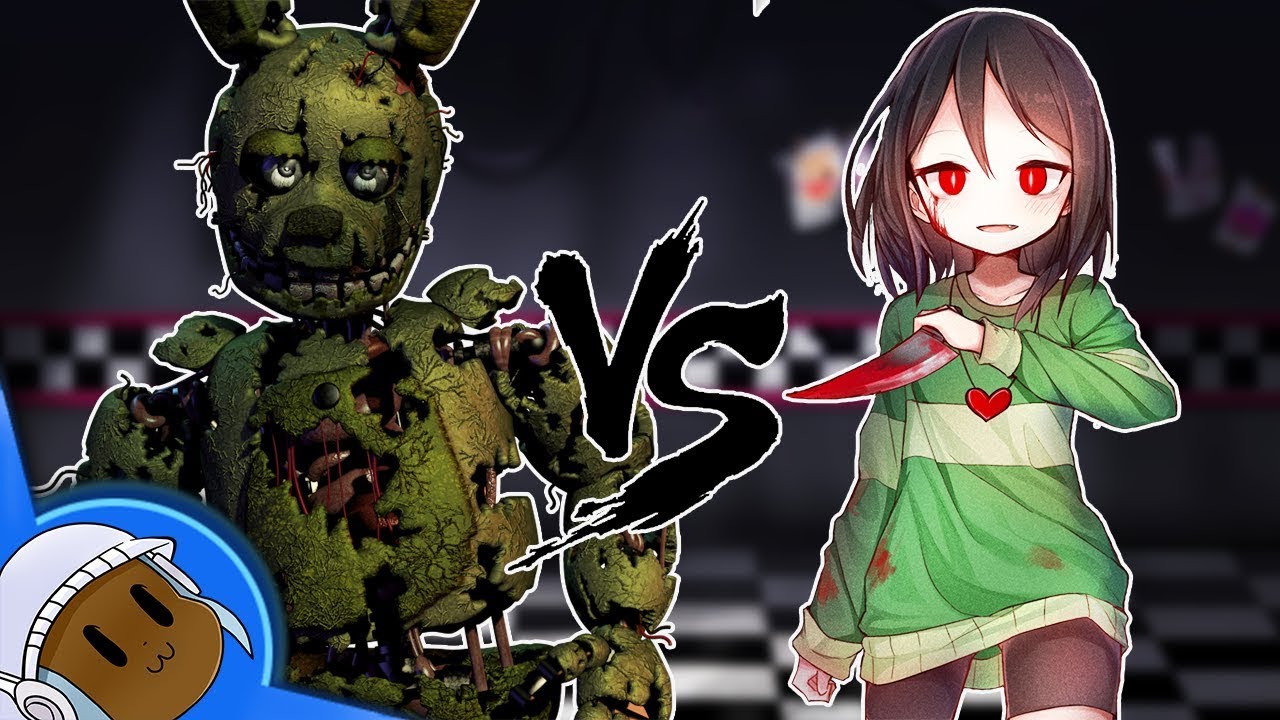chara vs purple guy