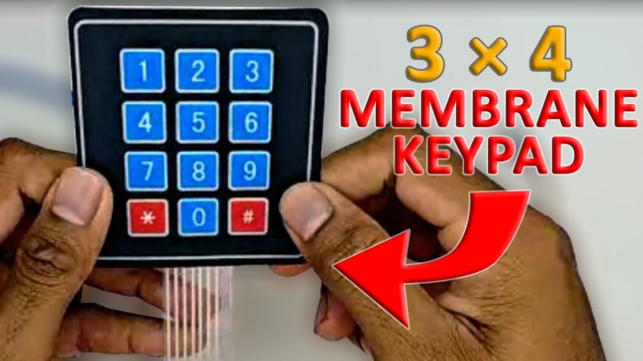 How to Use a Membrane Keypad 3x4 with Arduino | Simple Serial Monitor Project