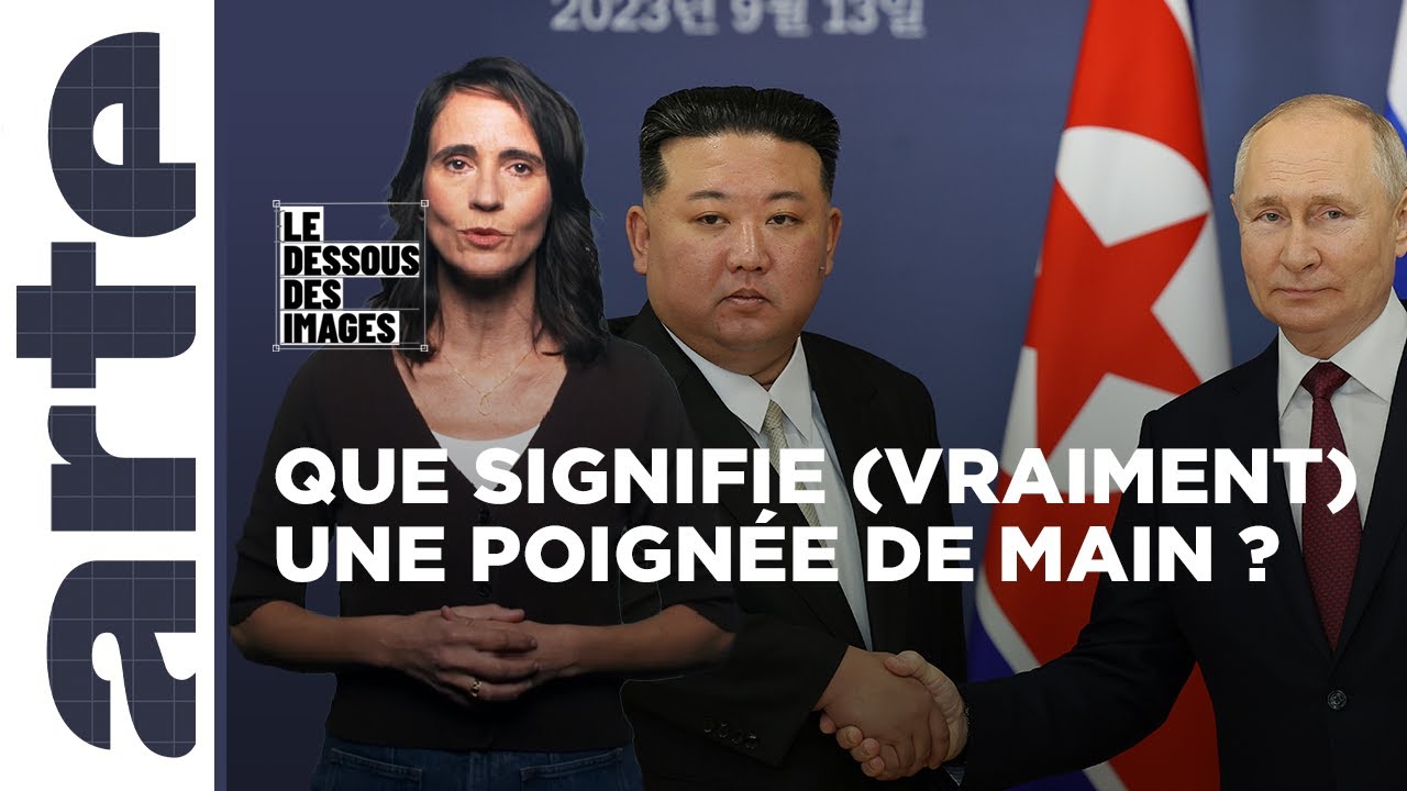 Kim Jong-un et Poutine : une poignée de main symbolique - Le dessous des images - ARTE