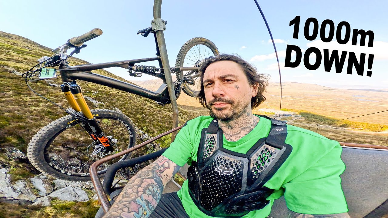 1000m Mountain Bike Descent in the UK – MTB Insanity!