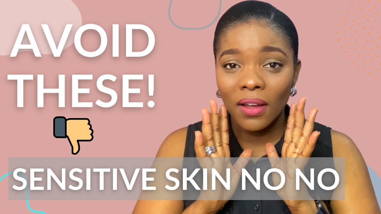 10 Ingredients To Avoid For Sensitive Acne Prone Skin | Dr Janet