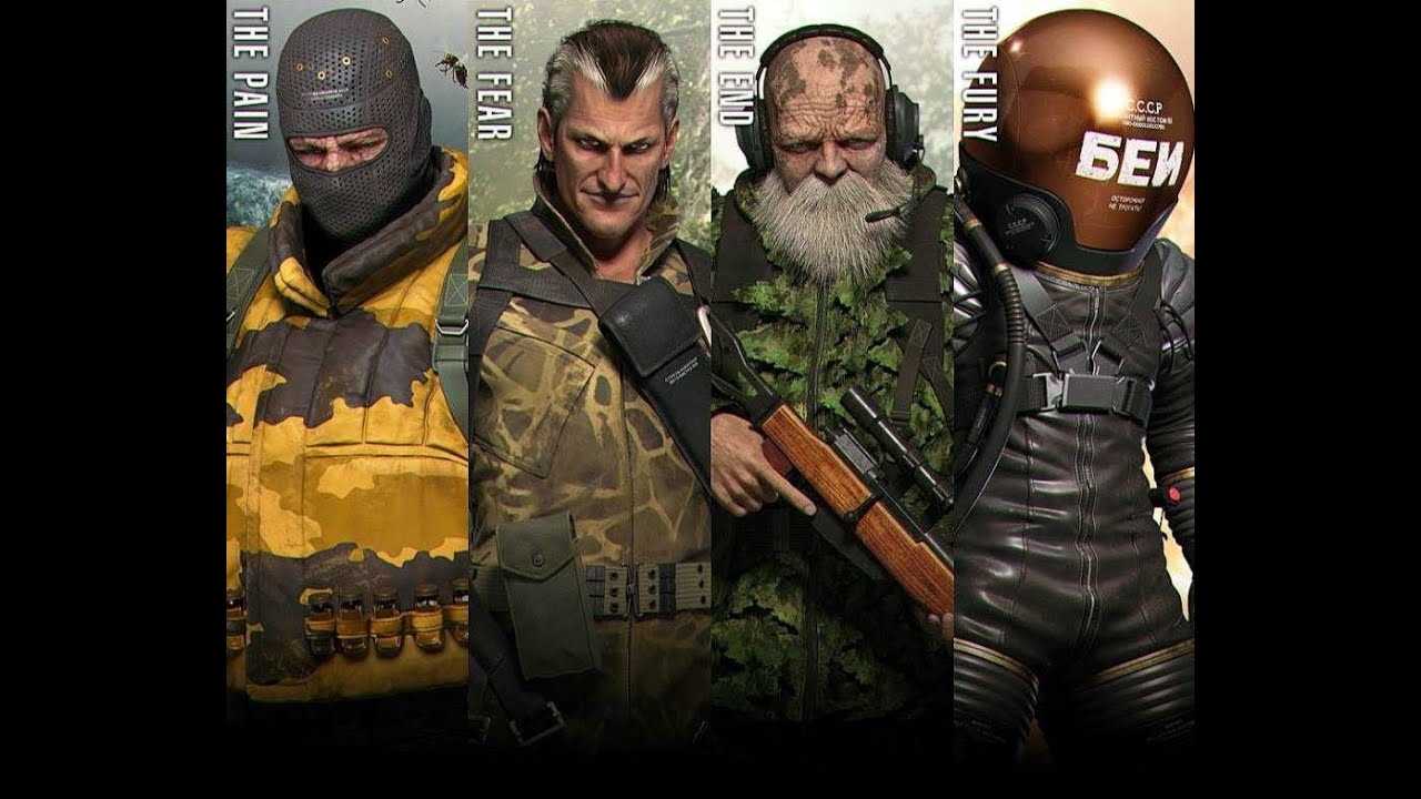 Metal Gear Solid 3: Snake Eater - The Cobra Unit Intro/Outro/Other Cutscenes (PC)