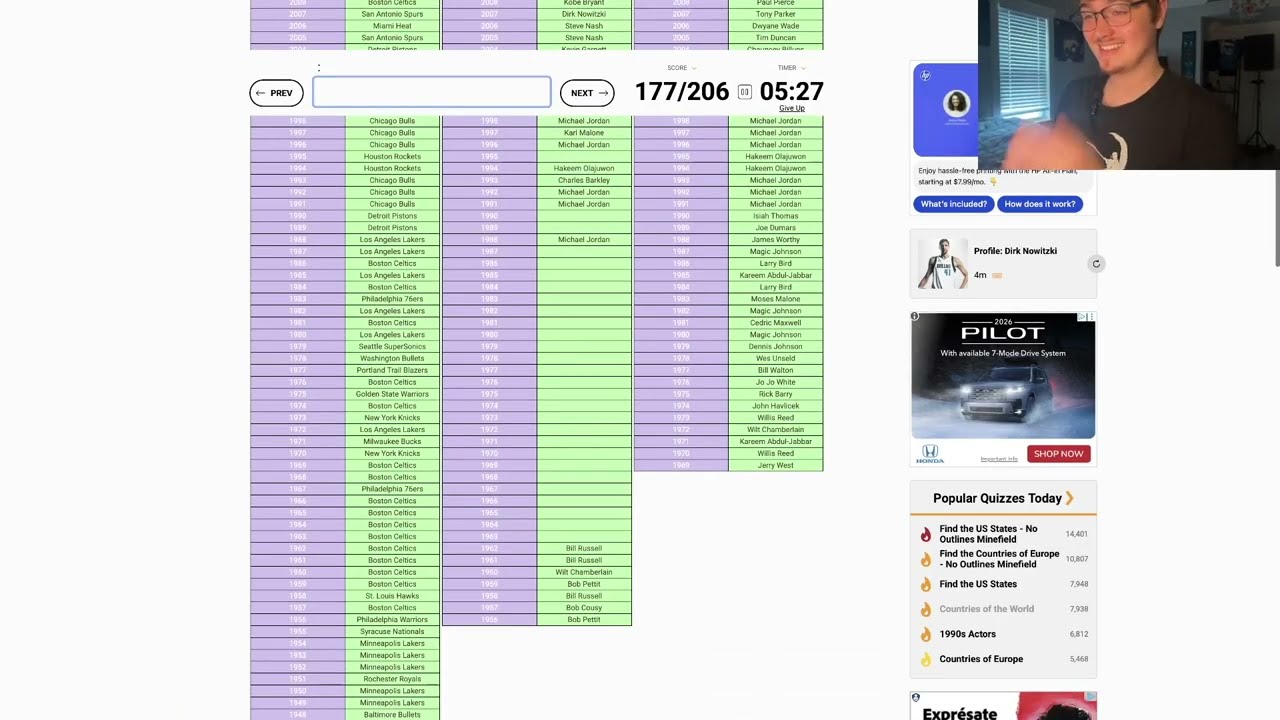 I DESTROYED These NBA Quizzes!