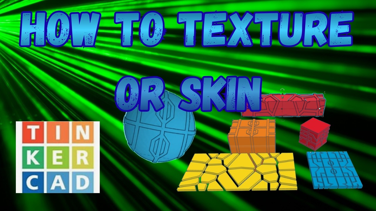 How to Texture or Skin Objects in Tinkercad