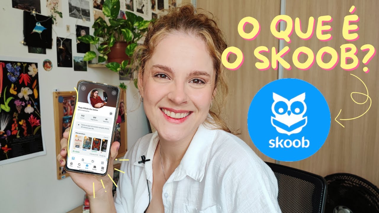 Um app para controle e NÃO para leitura de livros | O que é o SKOOB? Como criar conta e sua estante?