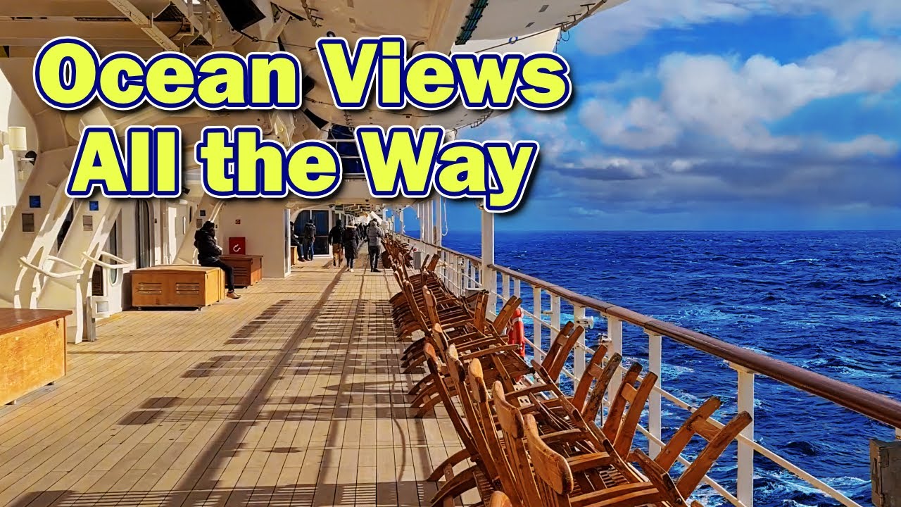 Queen Mary 2 Promenade Deck – Full Circuit with Live Deck Plan