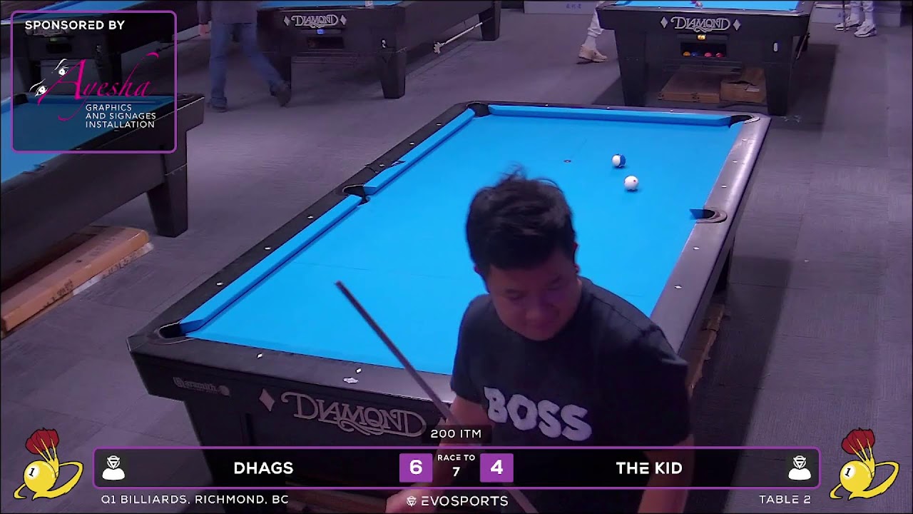 DHAGS vs THE KID - Q1 BILLIARDS - TABLE 2 | EvoSports