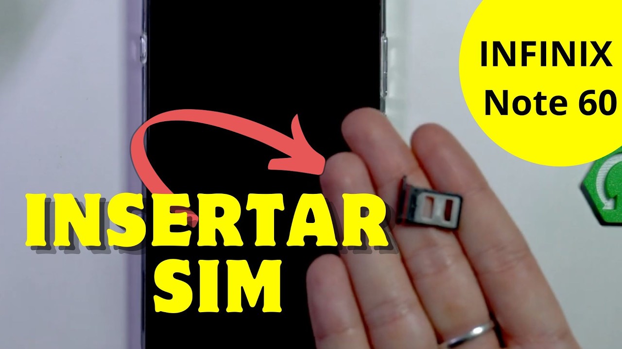INFINIX Note 60 &mdash; Как вставить SIM-карту (Dual SIM, nano)