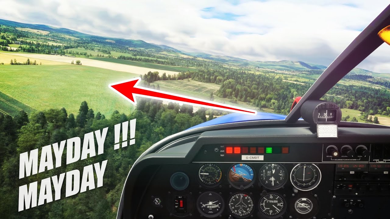 FS2020 is Amazing for FORCED LANDING Practice!