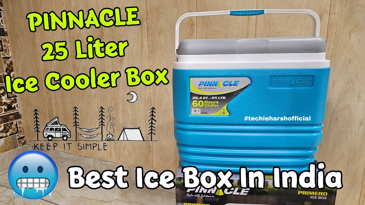 pinnacle ice box 25 litre | Pinnacle Primero Ice Cooler Box | best ice box for travel in India