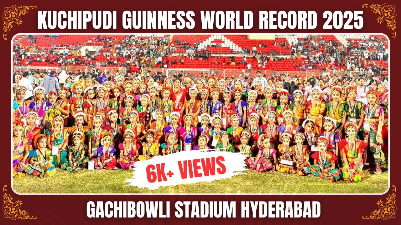 Naipunya Guinness World Record Kuchipudi Performance 27 December 2025