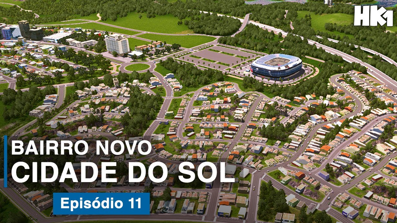 ️🏟 Estádio de Futebol e Novo Bairro BRASILEIRO • Cities Skylines: Cidade do Sol — Parte 11