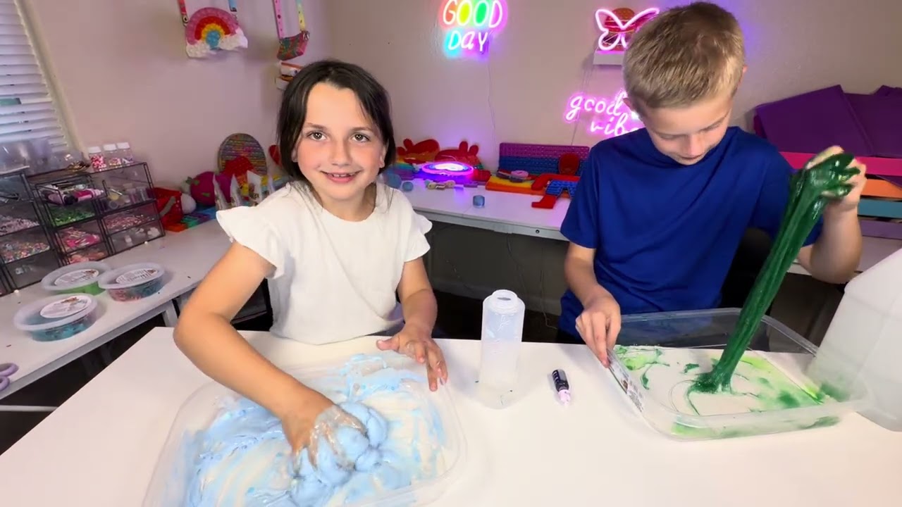 Make Slime With Us! 🧪💜 Easy & Satisfying Slime Making