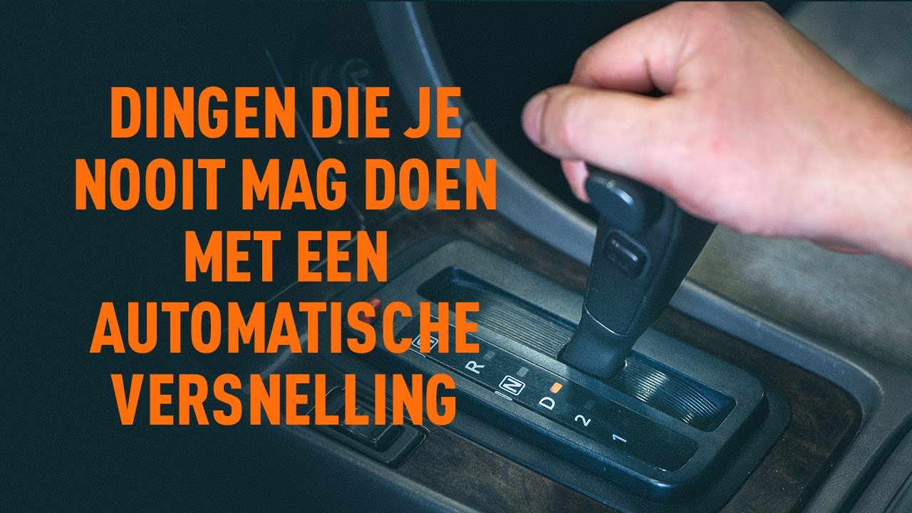 Dingen die je nooit mag doen met een automatische versnelling | AUTODOC tips