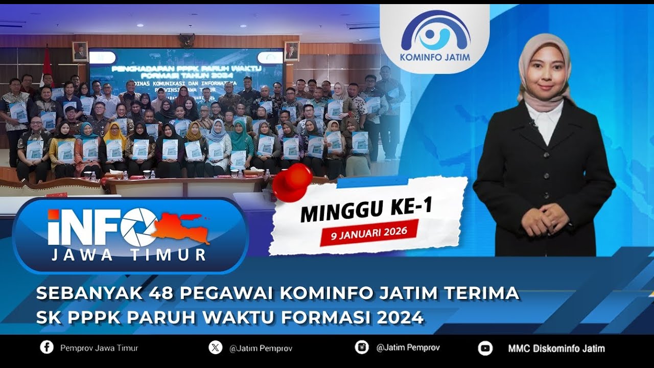 INFO JAWA TIMUR MINGGU KE-1 BULAN JANUARI I 9 JANUARI 2026