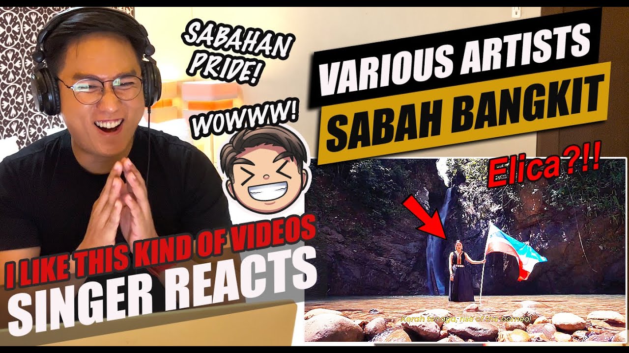 Sabah Bangkit - Various Artists [OFFICIAL VIDEO] | SINGER REACTION