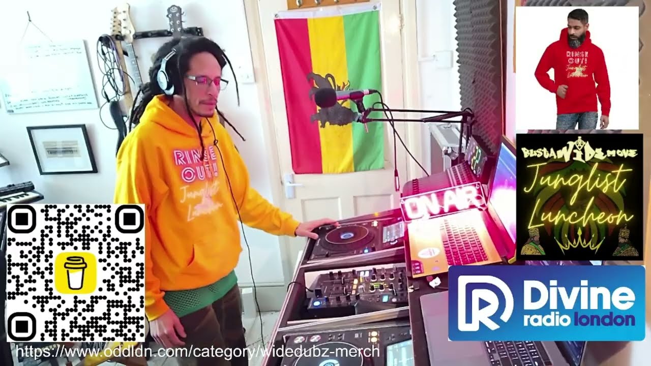 Junglist Luncheon - Bustawidemove Jungle - Hardcore - Jungle Techno - D&B  Divine Radio LDN 31 1 26