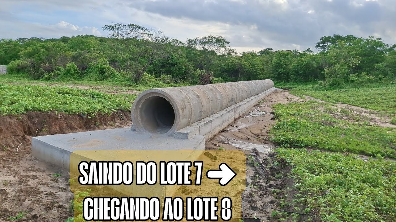 Engenharia Civil: Detalhes da drenagem do Lote 7 ao Lote 8. Obras transnordestina. 