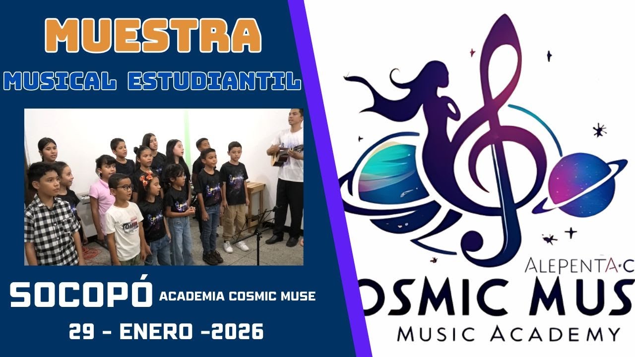 Muestra Musical 29 Enero 2026 - Cosmic Muse Music Academy
