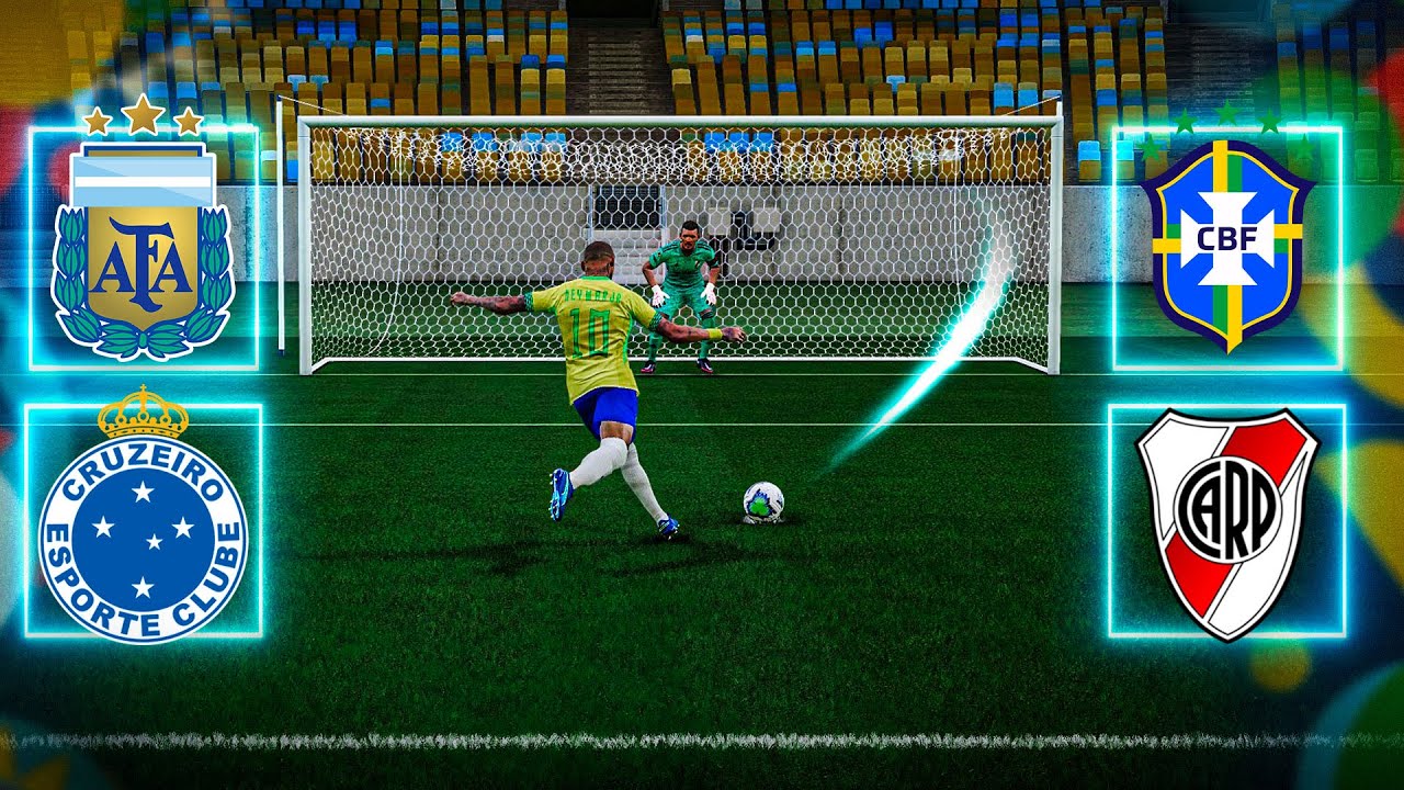 A GRANDE FINAL DA COPA AMÉRICA DE CLUBE VS SELEÇÕES NOS PÊNALTIS!!! EA FC24