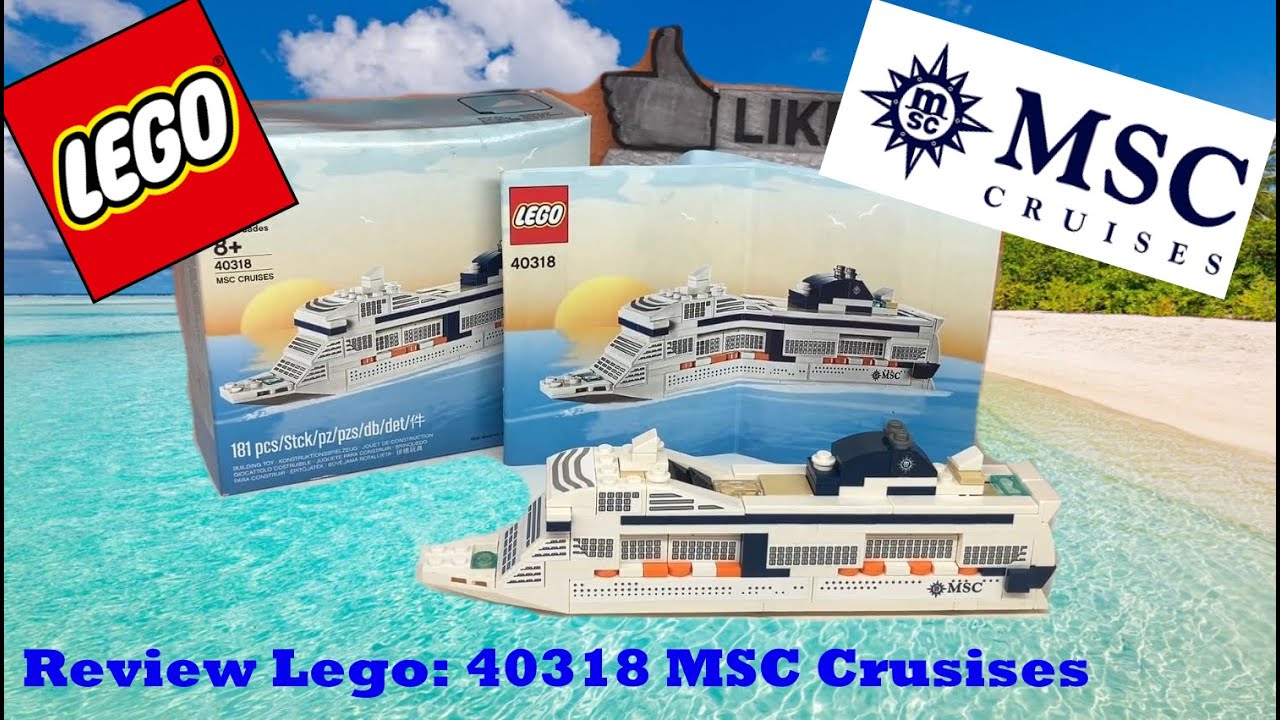 Ich habe das aktuelle Lego 40318 MSC Cruises gebaut…gute Erinnerung an Urlaub? #lego #review #afol